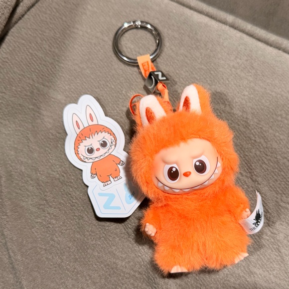The Monsters Pin For Love Series Labubu Plush Keychain Blind Box - Z - Picture 5 of 11